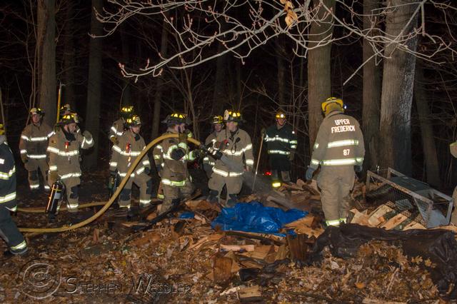 Woods Fire - Gerloff Rd. - LF Twp. - 11/14/2013